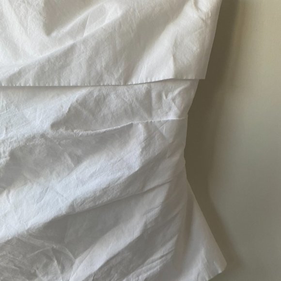 Zara Cotton Strapless Top - Picture 2 of 4